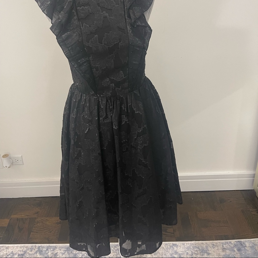 Black midi sheath dress